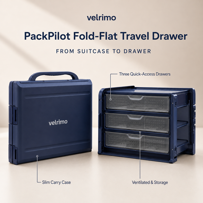 Velrimo PackPilot Fold-Flat Travel Drawer