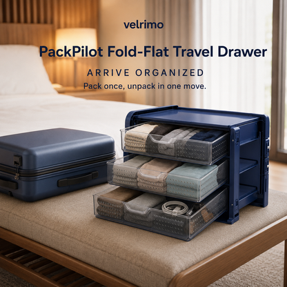 Velrimo PackPilot Fold-Flat Travel Drawer