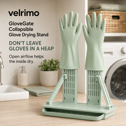 Velrimo GloveGate Collapsible Glove Drying Stand